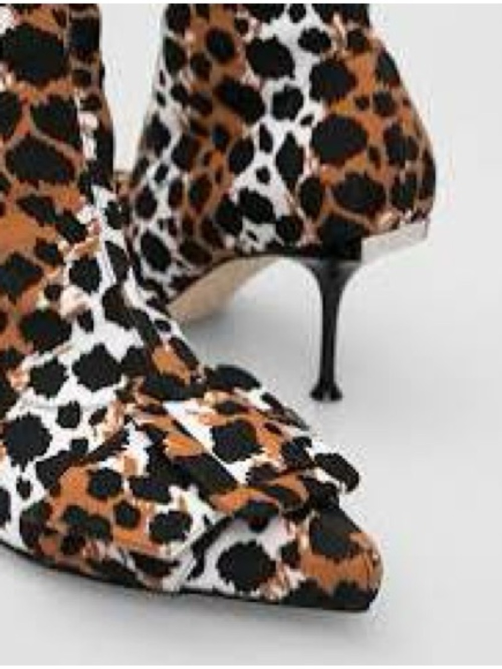 Sergio Rossi "sr Milano" Leopard Print Sock Boots - Picture 4 of 13